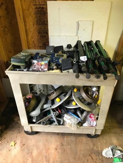 Assortment of Sprinkler Timers, Cart and More!