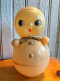 Vintage Plastic Roly-Poly For Baby