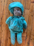 Vintage Cloth Doll W/Painted Face