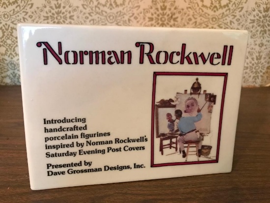 Norman Rockwell Plaque By David Grossman