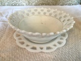 Milk Glass Bowl