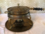 Vintage Brass Chafing Dish