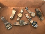 (6) Older Men's Watches-Bulova, Timex, & Others