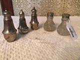 Group Of Sterling Salt & Peppers