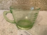 Green Depression Measuring Cup