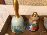 Group Of Porcelain Bell & Shoes