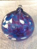 Art Glass Blown Christmas Bulb