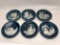 Group of 6 Bradex Decorative Plates