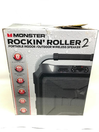 Monster Portable Indoor/Outdoor Wireless Speaker In Box