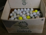 Box Of Used Golf Balls