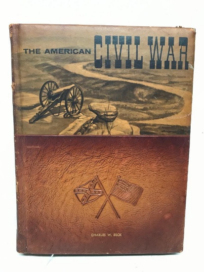 Leather Bound Book Titled "The American Civil War"