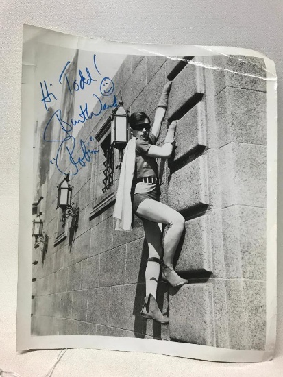 Original "Robin" (Burt Ward) Signed 8" x 10" From Batman & Robin TV Show