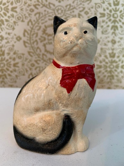 Cast Iron Cat Bank