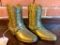 Brass Cowboy Boots