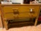 Vintage Oak & Bamboo 2-Drawer Server