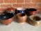 Group Of Studio Pottery Planters/Bowls