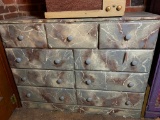 (9) Drawer Wooden Chest