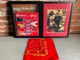 (2) Framed Prints & 2002 Queen City Blues Fest Bandana