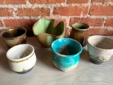 Group Of Studio Pottery Planters/Bowls