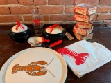 Group Of Kitchen Items W/Lobster Theme