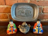 (3) Oriental Incense Burners From 60's Japan