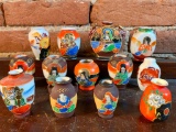 (13) 60's Era Japan Mini Vases