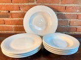 (8) Pcs. Of Fiesta Dinnerware (In White)