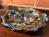 Art Glass Low Bowl