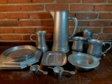 Group Of Pewter Items