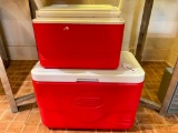 Small Igloo & Coleman Coolers