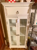 White Sauder Style 2-Door Cabinet