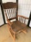 Antique Child's Press & Spindle Back Rocking Chair