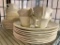 Service For (8) Adams Ironstone Dinnerware