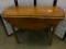 Vintage Oak & Pine Drop Leaf Table