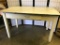 Vintage Enamel-Top Kitchen Work Table W/(1) Drawer