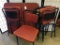 Vintage Folding Card Table W/4 Matching Chairs