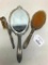 Vintage Sterling Mirror, Comb, & Brush