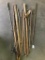 Group Of Vintage Fishing Poles & Walking Sticks