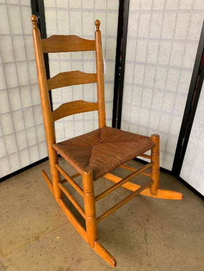 Antique Shaker Style 3-Slat Rocker