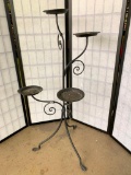 Vintage Iron 4-Arm Plant Stand