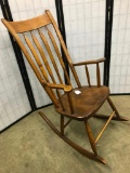 Antique Maple & Poplar Rocking Chair