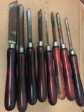 (8) Millers Falls Lathe Tools