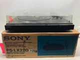 Sony Stereo Equipment: Stereo Turntable System PS-LX220