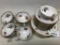 (25) Pc. German Porcelain Dessert Set W/Fruit Design