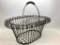 Decorative Metal Basket, Approx. 17