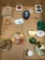 Group Of Misc. Paperweights: Acrylic, Marble W/Ads, NCR, & Remaining