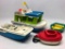 (4) 1970's Fisher-Price Water Crafts