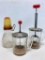 (3) Vintage Choppers: 1 & 2 Cup + Nut Chopper