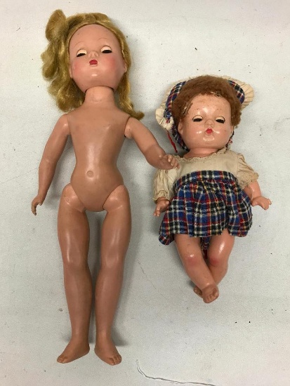 Effanbee "Patsy Babyette" Doll + Unmarked Doll