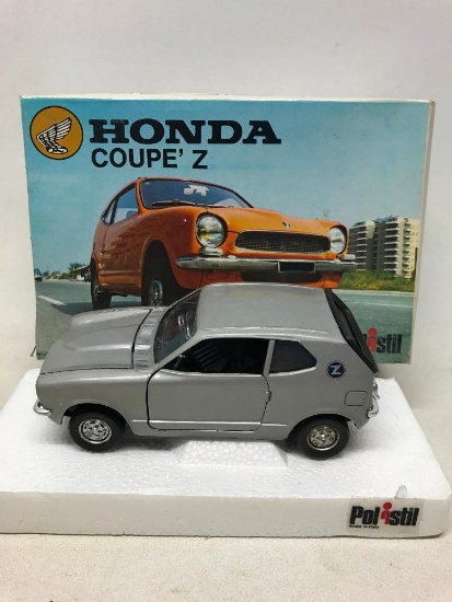 Vintage Polistil "Honda Coupe' Z" Italian Diecast Car In Box